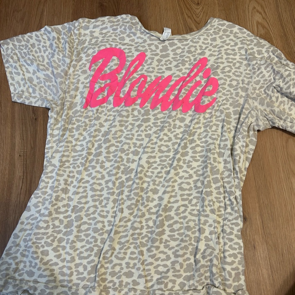 Kids Leopard Print Shirt - Pink and Cream